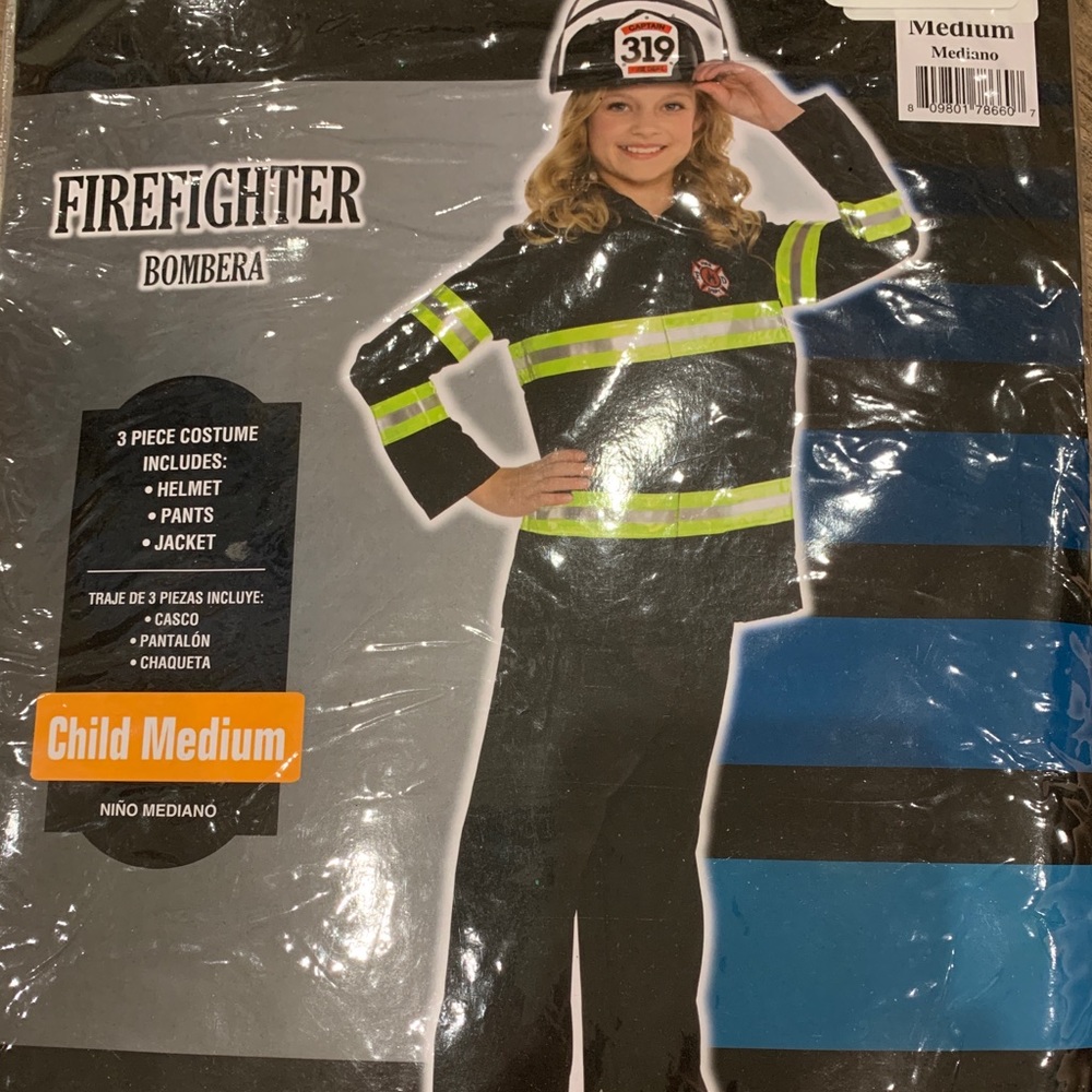 Child FireFighter Halloween Costume